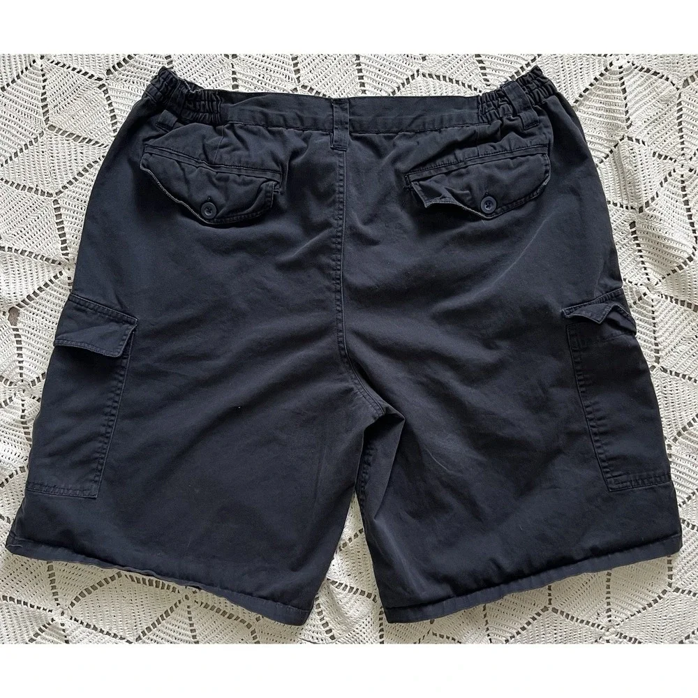 JH Design Outdoors Blue Cargo Shorts Men's 42 Utility 100% Cotton Casual Pockets